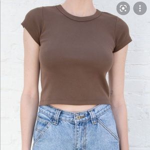 Brandy Melville Brown Ashlyn Top